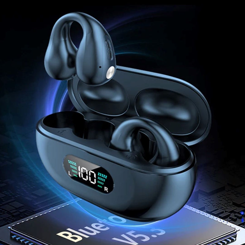 Fone de Ouvido Bluetooth | Fone Sem Fio Curve Fone de Ouvido Bluetooth | Fone Sem Fio Curve | GA Loja Casa Inovare Preto 