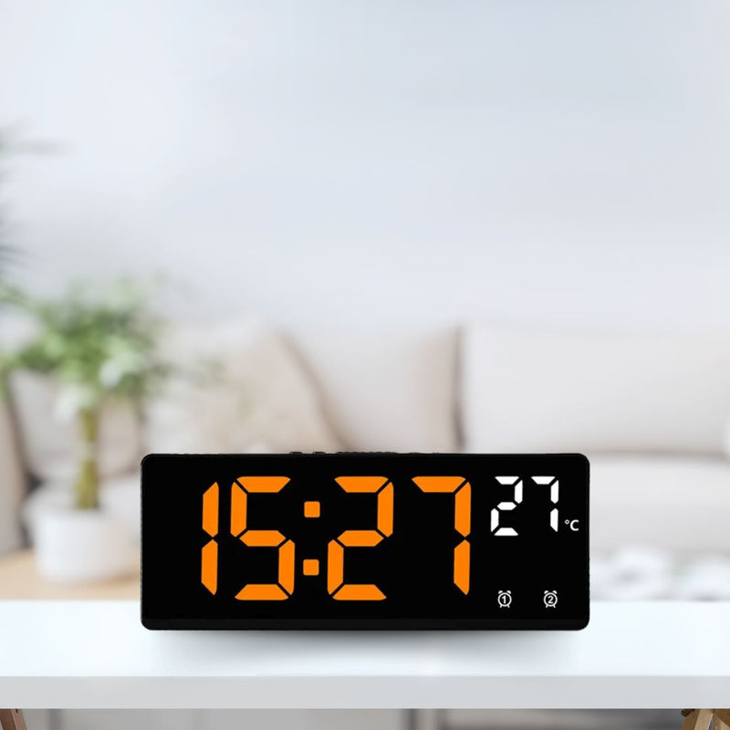 Relógio Digital | Despertador & Temperatura Relógio Digital | Despertador & Temperatura | GA Loja Casa Inovare Laranja 