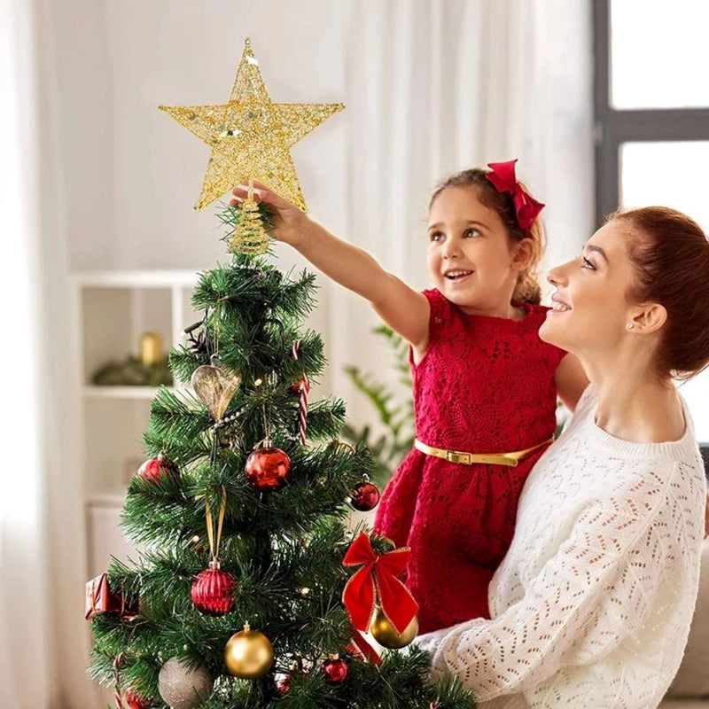 Estrela para Árvore de Natal | Decoração de Natal Estrela para Árvore de Natal | Decoração de Natal | GA Loja Casa Inovare 