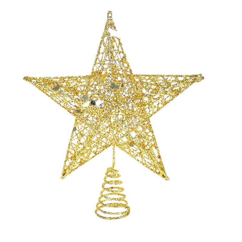 Estrela para Árvore de Natal | Decoração de Natal Estrela para Árvore de Natal | Decoração de Natal | GA Loja Casa Inovare Dourado - 20cm 
