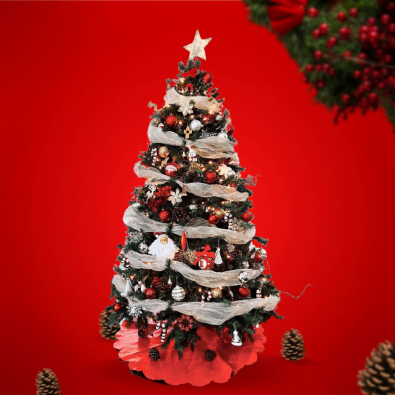 Fita de Natal | Decoração Árvore de Natal Fita de Natal | Decoração Árvore de Natal | GA Loja Casa Inovare 