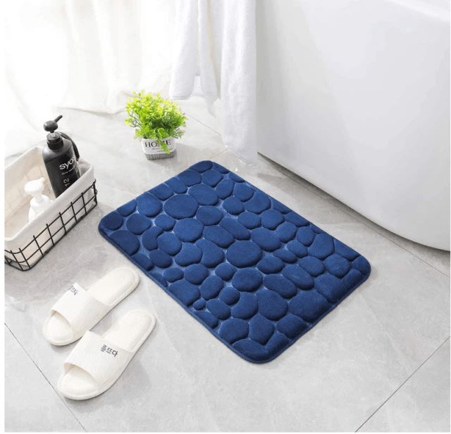 Tapete para Banheiro Impermeável Tapete de Banheiro Impermeável | GA Loja Casa Inovare Azul 40x60 